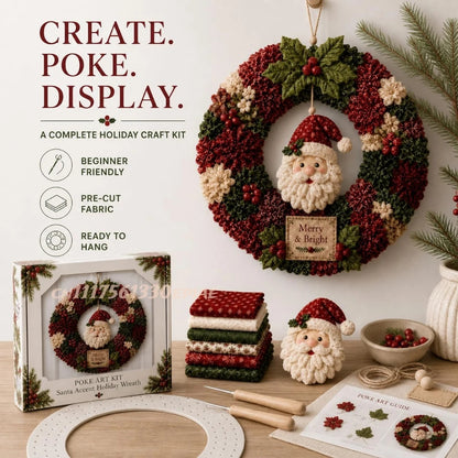 3D Fabric Poke Wreath DIY Kit