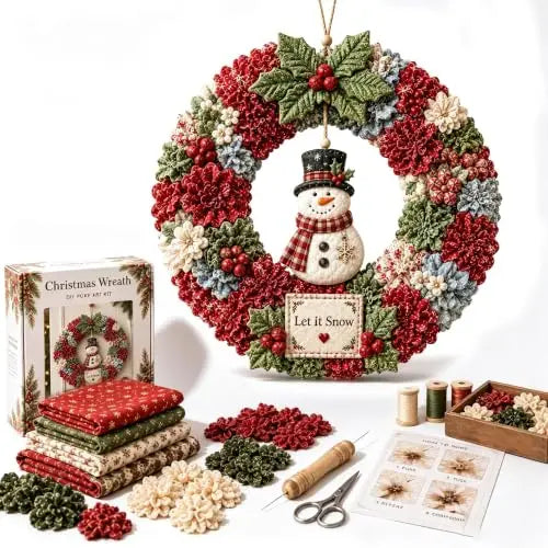 3D Fabric Poke Wreath DIY Kit