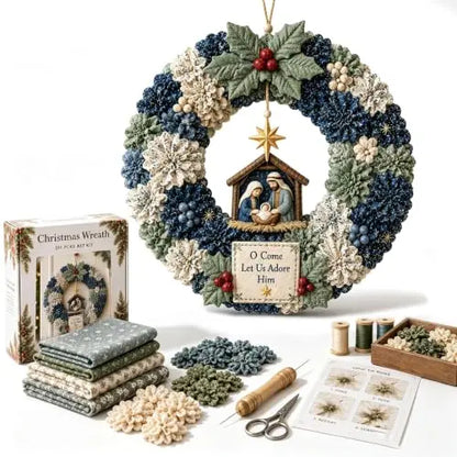 3D Fabric Poke Wreath DIY Kit