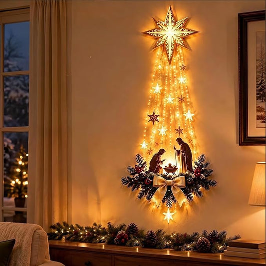 Light-emitting Birth Scene Wall Decoration