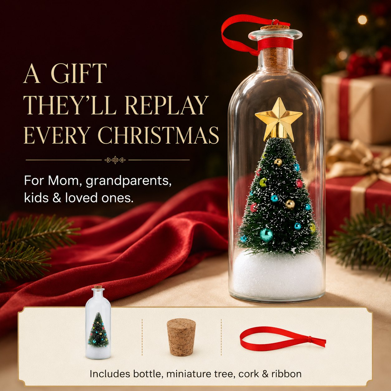 A gift they will replay every Christmas for mom, grandparents and kids