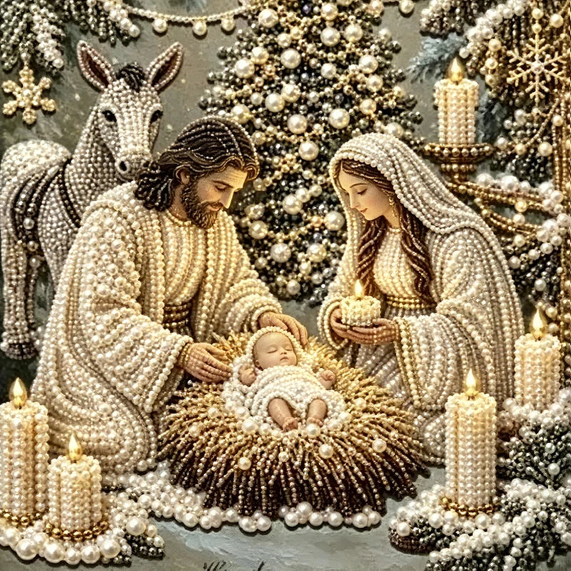 5D Nativity Diamond Painting Kit