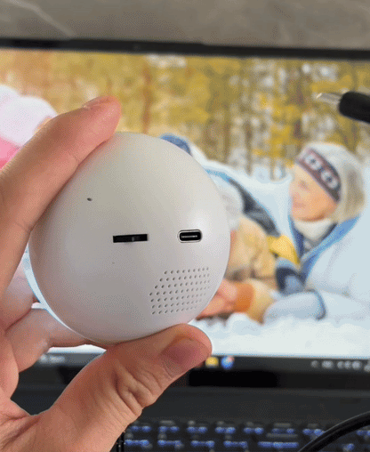 Glass Video Globe – Personalized Memory Crystal Ball That Plays Your Video