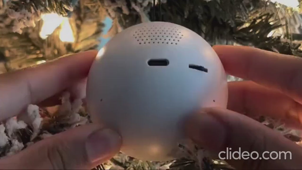 Glass Video Globe – Personalized Memory Crystal Ball That Plays Your Video
